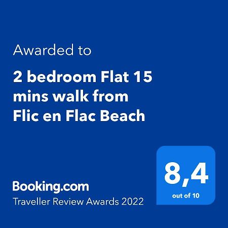 2 Bedroom Flat 15 Mins Walk From Flic En Flac Beach Eksteriør billede